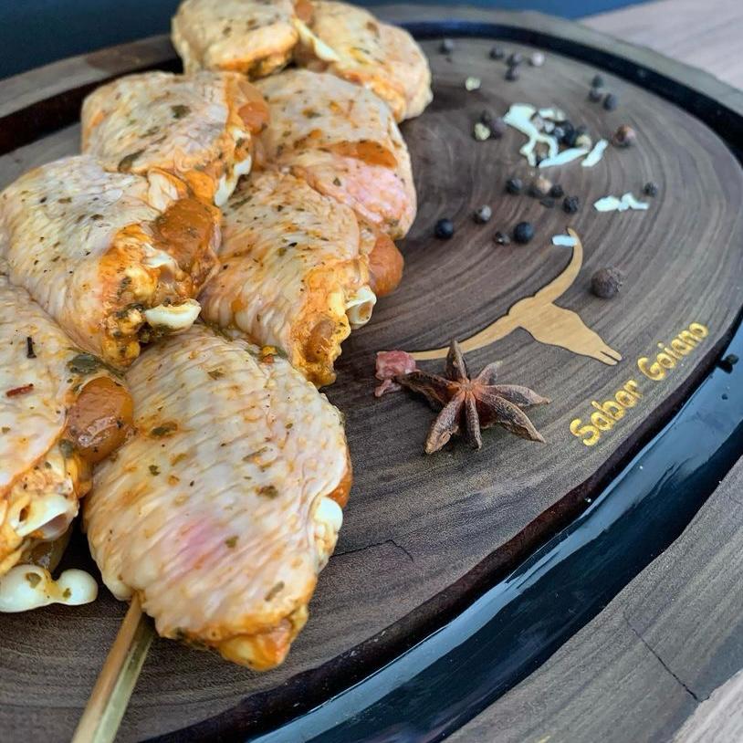 espetinho meio da asa